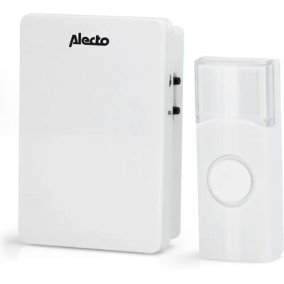 Alecto ADB-11WT Sonnette sans fil - Kit de porte et interphone - Publicité Alecto ADB-11WT Sonnette sans fil - Kit de porte et interphone - Publicité