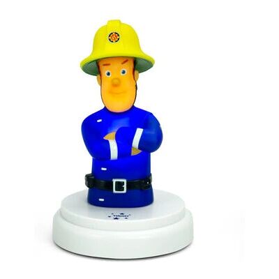 Fireman Sam Nattlampa - Blå, Batteridrift, Automatisk Avstängning Fireman Sam Nattlampa - Blå, Batteridrift, Automatisk Avstängning