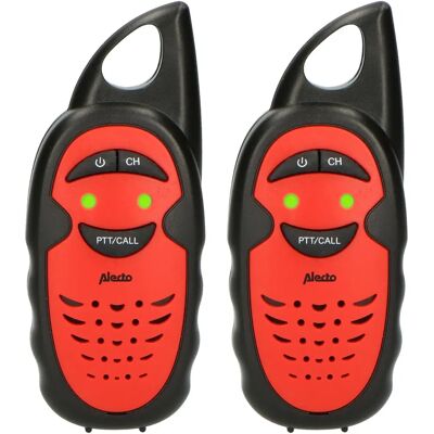 Radio Bidirectionnelle Alecto FR-05RD - 3 km, Noir/Rouge Radio Bidirectionnelle Alecto FR-05RD - 3 km, Noir/Rouge