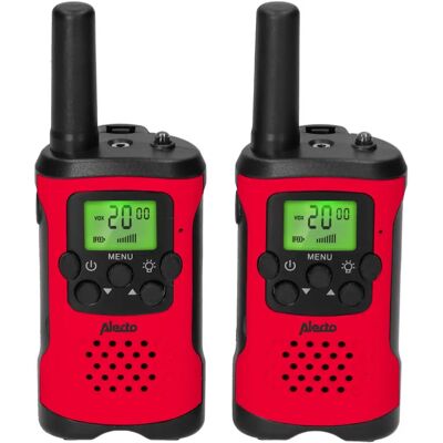 Alecto FR115 - Kaksisuuntainen radio - 8 kanavat - Punainen Alecto FR115 - Kaksisuuntainen radio - 8 kanavat - Punainen