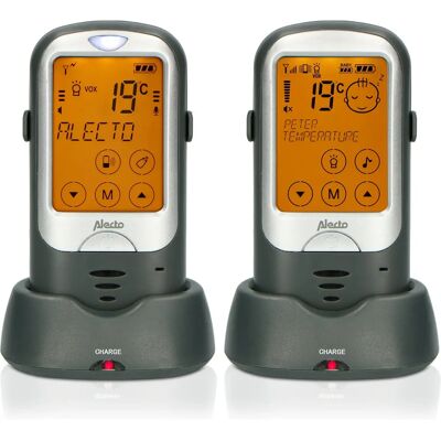 ALECTO DBX68 Babyphone - grau (anthrazit) - Außenbereich Langreichweite ALECTO DBX68 Babyphone - grau (anthrazit) - Außenbereich Langreichweite