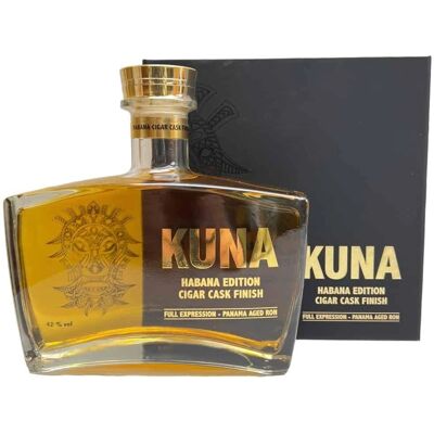 Kuna Ron Kuna Panama Gereifter Rum Habana Edition Cigar Cask Finish - Rum Kuna Ron Kuna Panama Gereifter Rum Habana Edition Cigar Cask Finish - Rum