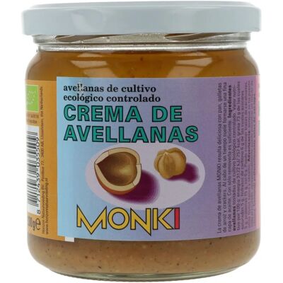 Crema de avellanas Bio Monki - Untable de 330g Crema de avellanas Bio Monki - Untable de 330g