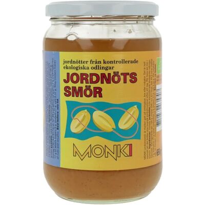Monki Organic Peanut Butter 650g - Peanut Butter Monki Organic Peanut Butter 650g - Peanut Butter