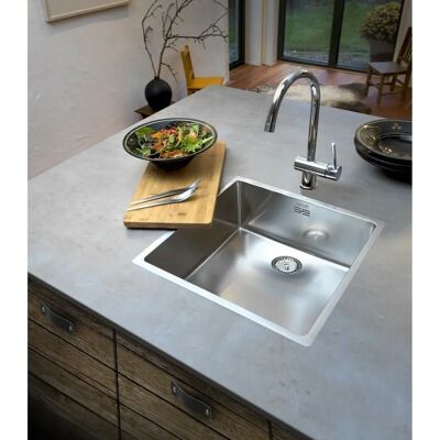 Reginox New York Stainless Steel Kitchen Sink - 40 x 40 cm - Single Bowl Reginox New York Stainless Steel Kitchen Sink - 40 x 40 cm - Single Bowl