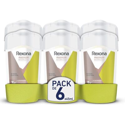 Rexona - Dezodorant Kobieta Stick Maksymalna Ochrona Kontrola Stresu - Dezodorant Rexona - Dezodorant Kobieta Stick Maksymalna Ochrona Kontrola Stresu - Dezodorant