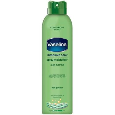 Vaseline Rauhoittava Suihke Kosteusvoide Aloe (190ml) Vaseline Rauhoittava Suihke Kosteusvoide Aloe (190ml)