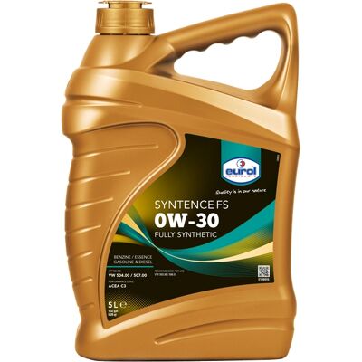 Huile Moteur Eurol Syntence FS 0W-30 - Longs intervalles, VW, Audi - Publicité Huile Moteur Eurol Syntence FS 0W-30 - Longs intervalles, VW, Audi - Publicité