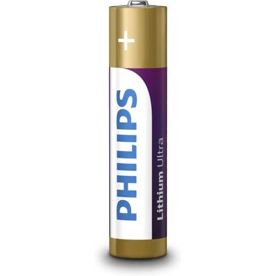 Pile Lithium Ultra AAA Philips - Rechargeable, 7x plus longue - Publicité Pile Lithium Ultra AAA Philips - Rechargeable, 7x plus longue - Publicité
