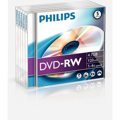 Philips DN4S4J05F/00 DVD - 4,7 Go, 120 min, 4x - DVD Philips DN4S4J05F/00 DVD - 4,7 Go, 120 min, 4x - DVD