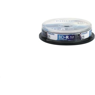 Philips BR2S4B10F/10 - Disco Blu-ray - 25 GB - 10 unidades Philips BR2S4B10F/10 - Disco Blu-ray - 25 GB - 10 unidades