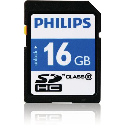 Carte mémoire SDHC Philips 16GB Classe 10 - Publicité Carte mémoire SDHC Philips 16GB Classe 10 - Publicité