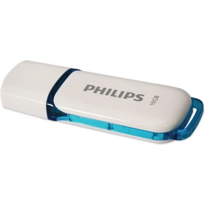 Pen Drive Philips Snow Edition 16GB USB 2.0 - Azul/Branco Pen Drive Philips Snow Edition 16GB USB 2.0 - Azul/Branco