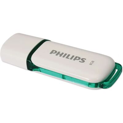 Clé USB Philips 8GB Édition Snow - USB 2.0 Clé USB Philips 8GB Édition Snow - USB 2.0