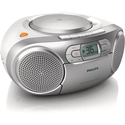 Philips AZ127/12 Φορητός CD παίκτης - Στερεό, Ραδιόφωνο FM, Δυναμική Ενίσχυση Μπάσων Philips AZ127/12 Φορητός CD παίκτης - Στερεό, Ραδιόφωνο FM, Δυναμική Ενίσχυση Μπάσων