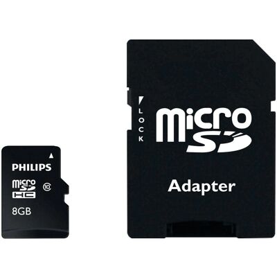 Philips microSDHC Clase 10 - 8GB (FM08MP45B/10) Philips microSDHC Clase 10 - 8GB (FM08MP45B/10)