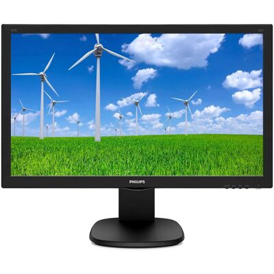 Monitor LED Full HD Philips 24" - 23.6" - Nero Monitor LED Full HD Philips 24" - 23.6" - Nero