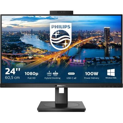 Philips B-Line 24'' Full HD IPS Monitor mit Webcam & USB-C Docking Philips B-Line 24'' Full HD IPS Monitor mit Webcam & USB-C Docking