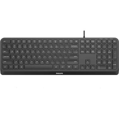 Teclado Philips Serie 2000 SPK6207B/26 - USB QWERTY Negro Teclado Philips Serie 2000 SPK6207B/26 - USB QWERTY Negro