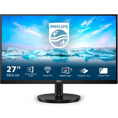 Moniteur LED QHD Philips 27" - Noir - Publicité Moniteur LED QHD Philips 27" - Noir - Publicité
