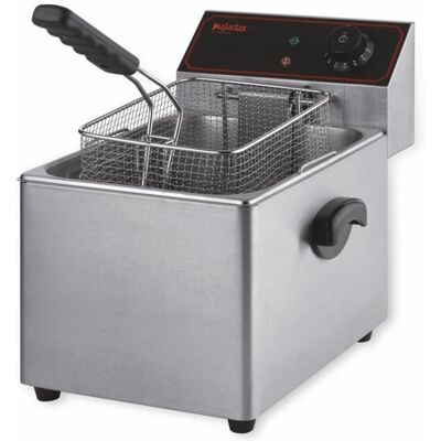 Friteuse Professionnelle en Acier Inoxydable 8 Litres - Publicité Friteuse Professionnelle en Acier Inoxydable 8 Litres - Publicité
