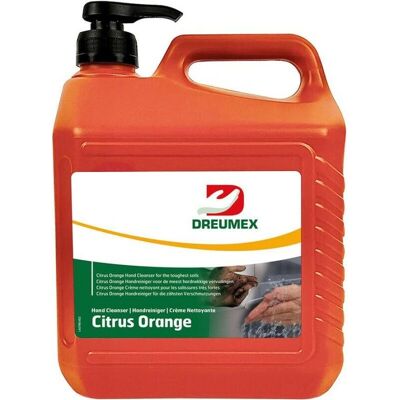 Dreumex Orange Citron Gel Mains - Gel nettoyant pour mains - Publicité Dreumex Orange Citron Gel Mains - Gel nettoyant pour mains - Publicité