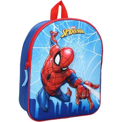 Mochila Spider-Man Marvel - 9L, Poliéster, Azul/Vermelho - Mochila Mochila Spider-Man Marvel - 9L, Poliéster, Azul/Vermelho - Mochila