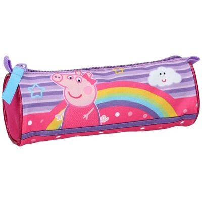 Trousse Peppa Pig de Nickelodeon - 20cm Rose / Violet - Trousse - Publicité Trousse Peppa Pig de Nickelodeon - 20cm Rose / Violet - Trousse - Publicité