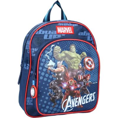 Marvel Vadobag - Avengers - Équipe Puissante Marine - Sac à Dos - Publicité Marvel Vadobag - Avengers - Équipe Puissante Marine - Sac à Dos - Publicité
