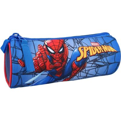 Marvel : Trousse Spider-Man - Tissus Marine - 1 Compartiment - Publicité Marvel : Trousse Spider-Man - Tissus Marine - 1 Compartiment - Publicité