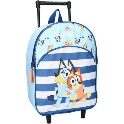 Zaino Bluey Trolley - Jump into Fun - 33cm Zaino Bluey Trolley - Jump into Fun - 33cm