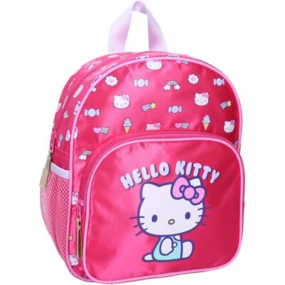 Hello Kitty Regenbogen Rucksack - 33x23x9cm - Kindertasche Hello Kitty Regenbogen Rucksack - 33x23x9cm - Kindertasche