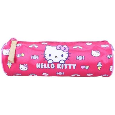 Trousse ronde arc-en-ciel HELLO KITTY - Trousse - Publicité Trousse ronde arc-en-ciel HELLO KITTY - Trousse - Publicité