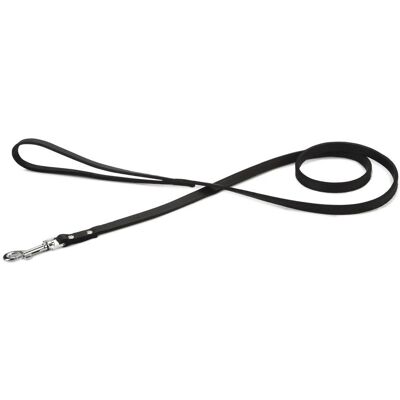 Beeztees Echtes Leder Hundeleine - 130x12cm - Schwarz - Standard Beeztees Echtes Leder Hundeleine - 130x12cm - Schwarz - Standard