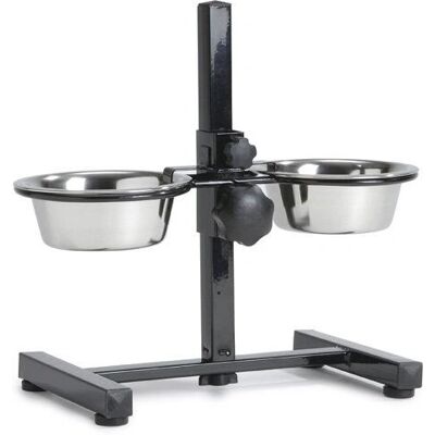 Beeztees Hund Haustier Futter- & Wasserspender - Schwarz, Modell 653559 Beeztees Hund Haustier Futter- & Wasserspender - Schwarz, Modell 653559