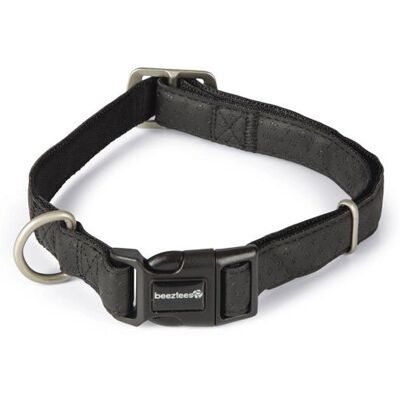 Beeztees - Mac Leather - Schwarz - 45-70 cm - Hundehalsband Beeztees - Mac Leather - Schwarz - 45-70 cm - Hundehalsband
