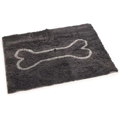 Dog Gone Smart Microfiber Doormat - 90x66 cm - Gray - Doormat Dog Gone Smart Microfiber Doormat - 90x66 cm - Gray - Doormat