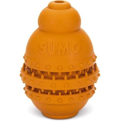 Beeztees Sumo Play Dental - Honden Speelgoed - Rubber - Oranje - M Beeztees Sumo Play Dental - Honden Speelgoed - Rubber - Oranje - M