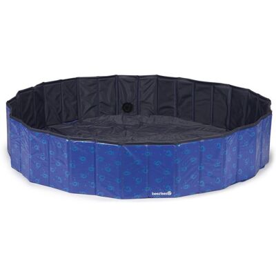 Beeztees Hundepool - Blau - Groß - Sommer Spa Beeztees Hundepool - Blau - Groß - Sommer Spa
