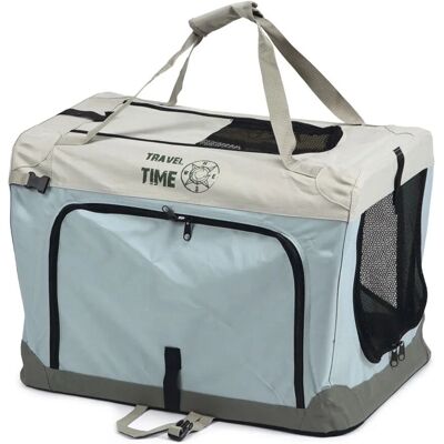 Beeztees Travel Time Hundebox - Hellblau Beeztees Travel Time Hundebox - Hellblau