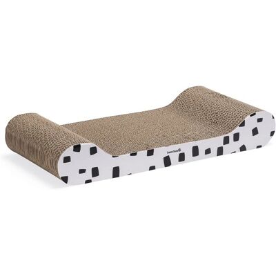 Beeztees Griffoir en carton - Canapé relaxant 49x22x25 cm - Publicité Beeztees Griffoir en carton - Canapé relaxant 49x22x25 cm - Publicité