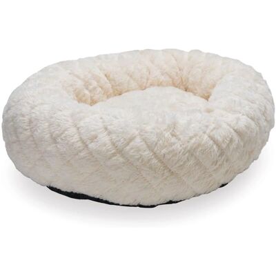 Beeztees Levisa - Lit pour chat - Plush - Beige - 43x43x13 cm Beeztees Levisa - Lit pour chat - Plush - Beige - 43x43x13 cm
