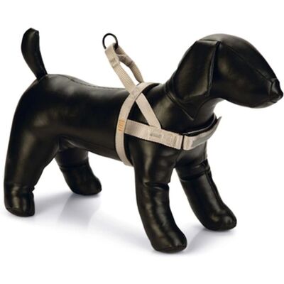 Beeztees Beeztees Parinca Premium Komfort Hundegeschirr - Nylon - Lichtgrau - 62-74 cm Beeztees Beeztees Parinca Premium Komfort Hundegeschirr - Nylon - Lichtgrau - 62-74 cm