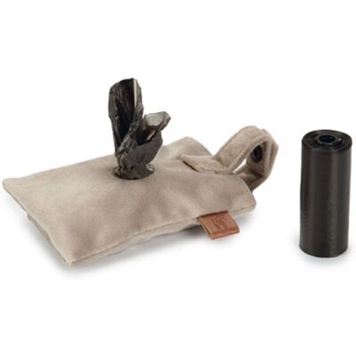 Dispensador de Bolsas para Excrementos de Perro de Terciopelo Lotte - Verde/Beige - Dispensador de Bolsas de Excremento para Perro - Elegante en Terciopelo Dispensador de Bolsas para Excrementos de Perro de Terciopelo Lotte - Verde/Beige - Dispensador de Bolsas de Excremento para Perro - Elegante en Terciopelo