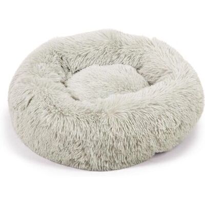 Beeztees Yali Hundekorb - Plüsch, Hellgrau, 50cm Beeztees Yali Hundekorb - Plüsch, Hellgrau, 50cm