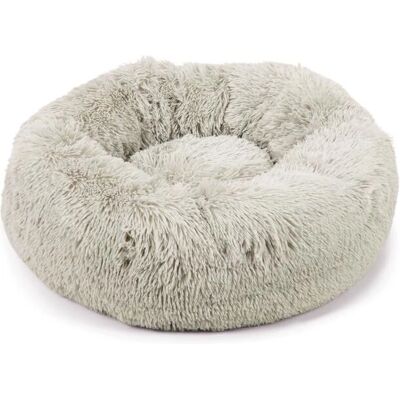 Beeztees Yali - Lit pour Chien et Chat - Peluche Douce - Gris Clair - Publicité Beeztees Yali - Lit pour Chien et Chat - Peluche Douce - Gris Clair - Publicité
