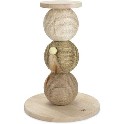 Lotte Elio Griffoir pour Chats - Design en Bois Naturel - Publicité Lotte Elio Griffoir pour Chats - Design en Bois Naturel - Publicité