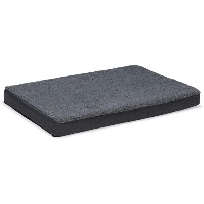Beeztees Zira Orthopädisches Hundebett - Fleece Dunkelgrau 100x70x9cm Beeztees Zira Orthopädisches Hundebett - Fleece Dunkelgrau 100x70x9cm