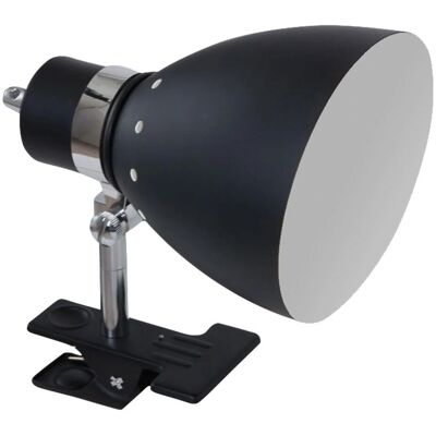 Aplique de pared Spring - negro - metal - 13 cm - E27 - Negro Aplique de pared Spring - negro - metal - 13 cm - E27 - Negro