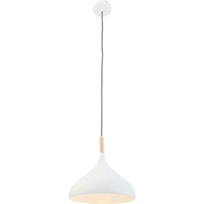 Sienna Lighting Bjorr Kuppelpendelleuchte - Weiß - Metall - 33cm Sienna Lighting Bjorr Kuppelpendelleuchte - Weiß - Metall - 33cm